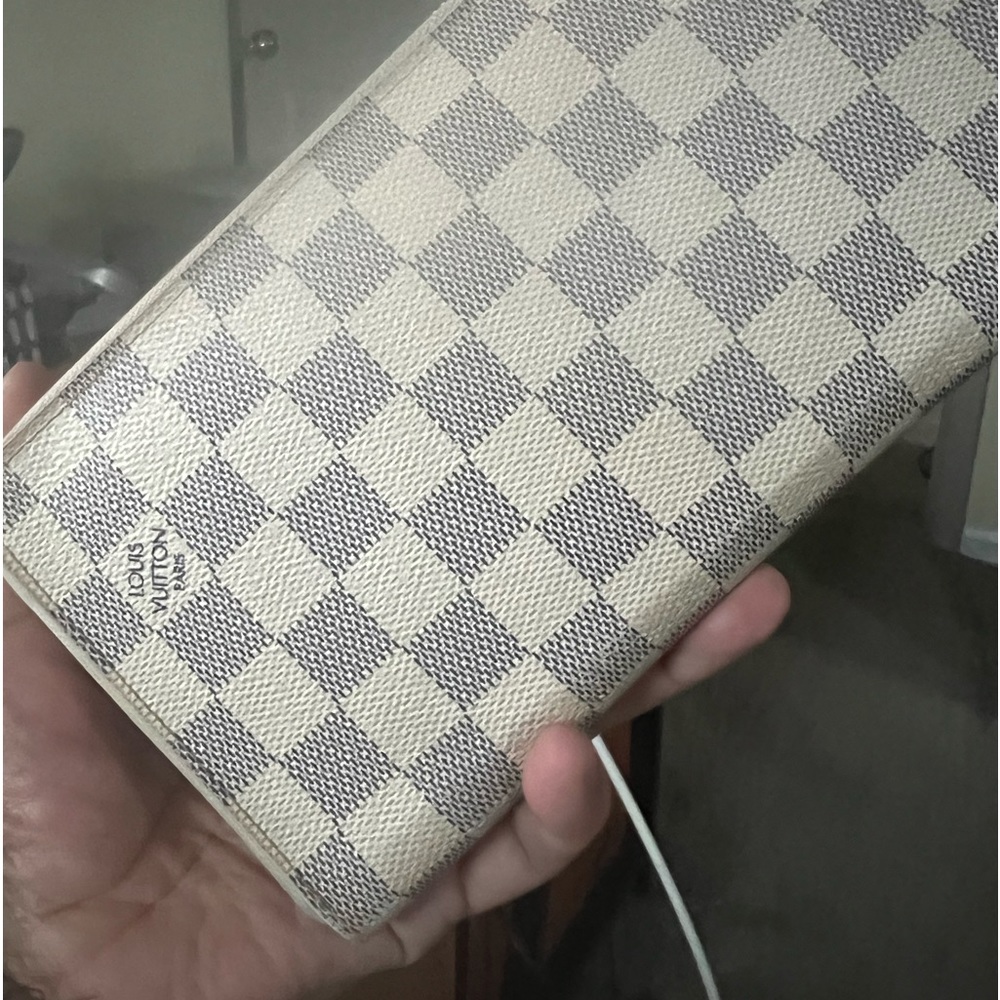 LV Zippy Wallet Damier Azure